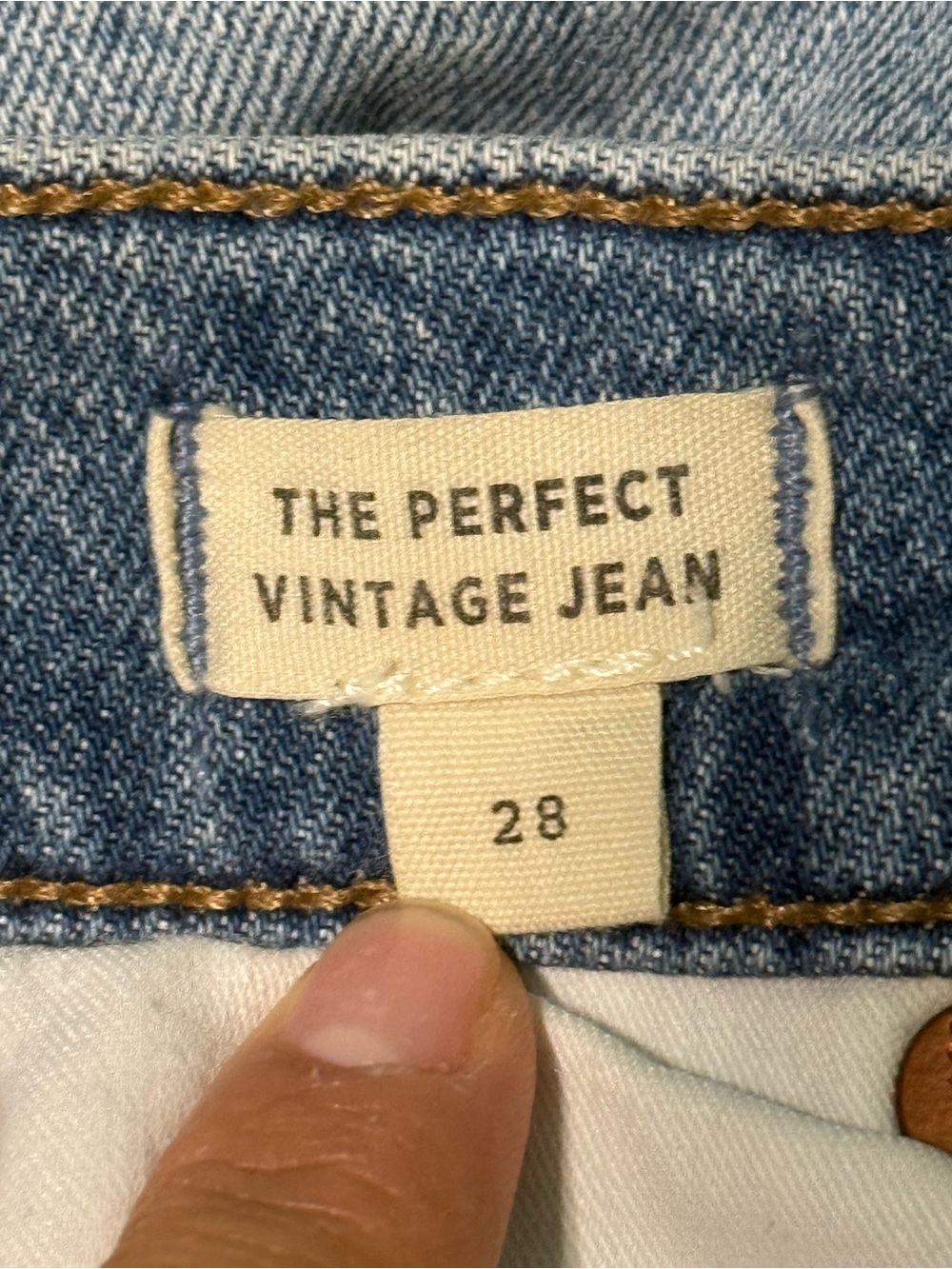 Madewell The Perfect Vintage Jean 28 Light Wash - Picture 5 of 7
